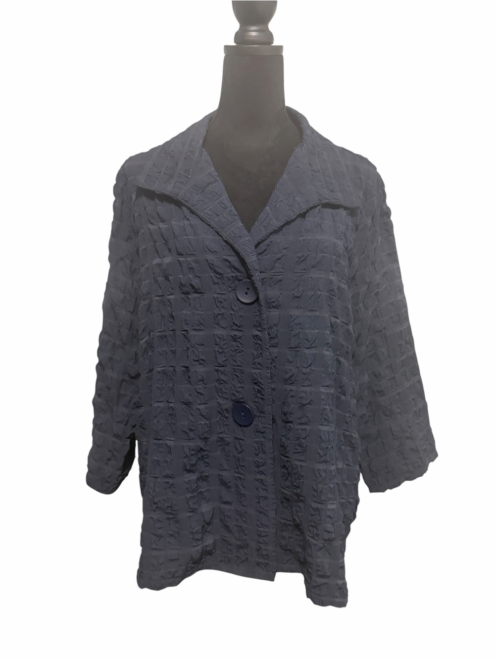 Joseph Ribkoff Textured Jacket Navy - Picture 2 of 11